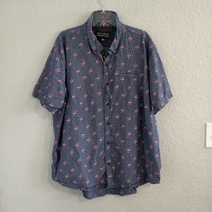 Flamingo button down